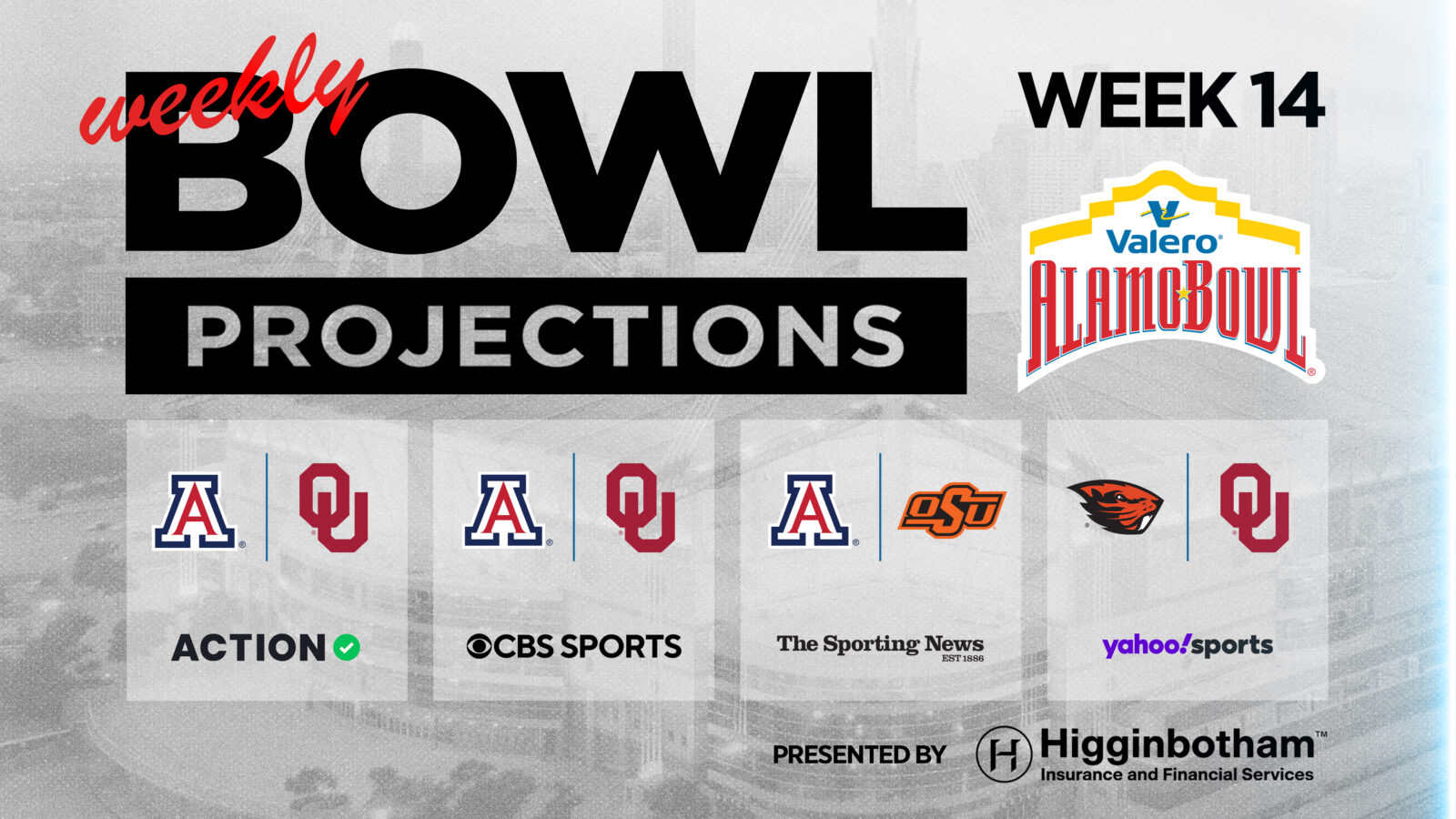 Conference Championship Week Bowl Projections Valero Alamo Bowl