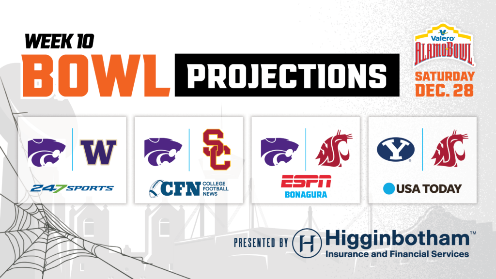 Valero Alamo Bowl Week 10 Projections - Valero Alamo Bowl